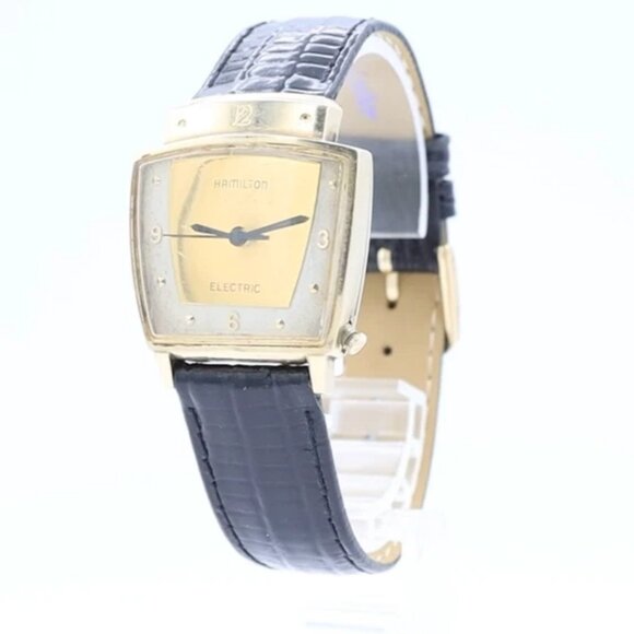 Vintage Hamilton Everest Men's Electric Wristwatch Quartz Conversion 10k GF - Picture 1 of 5